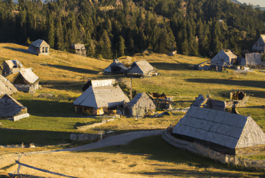 Velika Planina, herdershutten - Slovenië