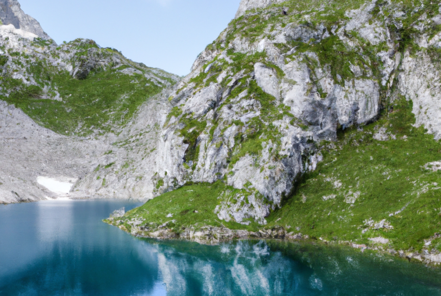 Meer van Krn Slovenië (Lake Krn)